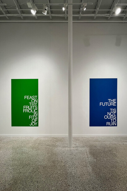 Installation View, Maynard Monrow, Ecstatic Havoc, 2024. Courtesy of the artist and Gavlak Gallery