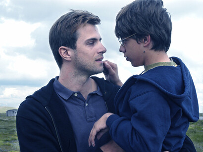 Kim Rossi Stewart e Andrea Rossi, padre e figlio 