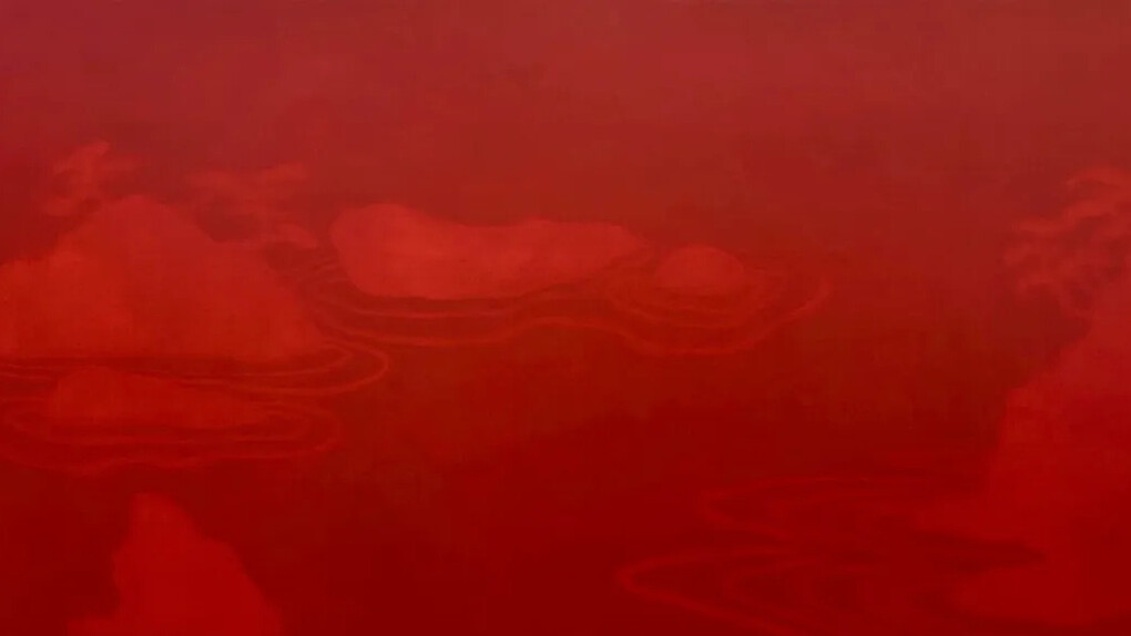 Isabel Bigelow, Red islands, 2005. Courtesy of Reynolds Gallery