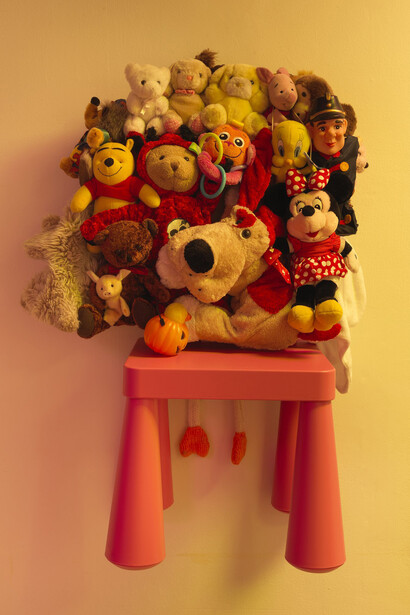Charlemagne Palestine,  Bibbidi-Bobbidi-Boo, Exhibition View. Courtesy of Meredith Rosen Gallery, New York.  Photo by Dario Lasagni