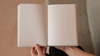 Livro em branco para ser preenchidos com objetivos ao longo do novo ano