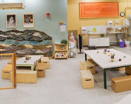 Clay Studio. Courtesy of Portland Children's Museum