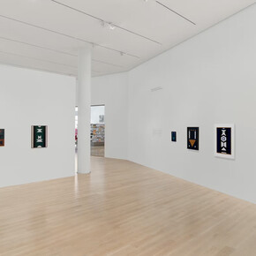 Rubem Valentim, Crossroads: Rubem Valentim’s 1960s, exhibition view. Courtesy of Institute of Contemporary Art