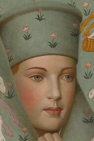 Andrey Remnev, Battlefield, 55x60cm, Oil on canvas, 2019, detail