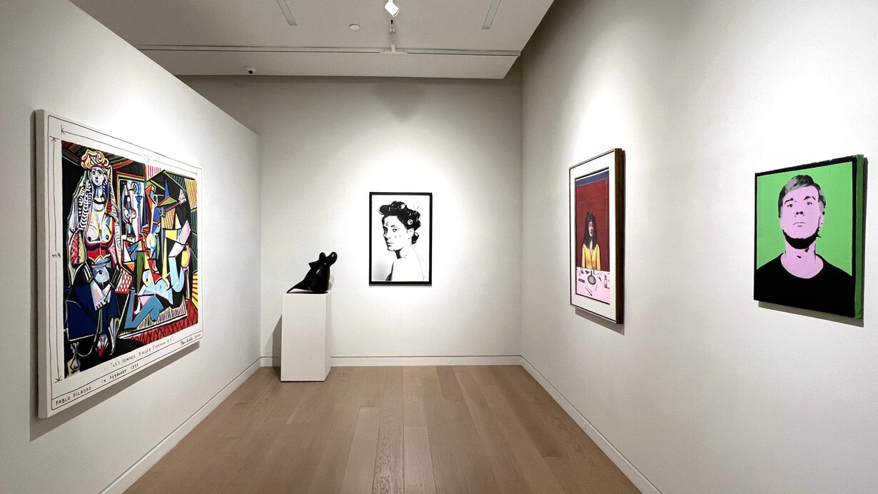 Various artists, Portraiture. From Cassatt to Freud, exhibition view. Courtesy of Acquavella Galleries 