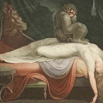 Füssli, Nightmare, 1782, Eau-forte en couleurs © BnF