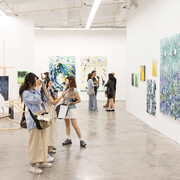 Wang Jun, Off the beaten track, exhibition view. Courtesy of A Thousand Plateaus Art Space 