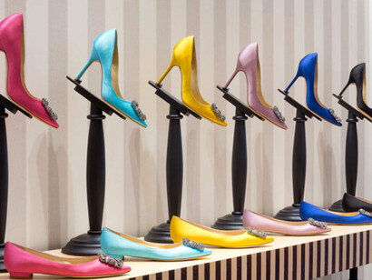 Colore e glamour per Manolo Blahník