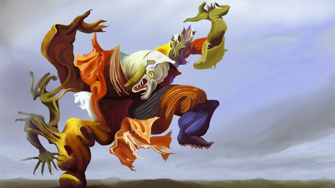 Max Ernst, L'ange du foyer (Le Triomphe du surréalisme), 1937. Courtesy of Centre Pompidou 