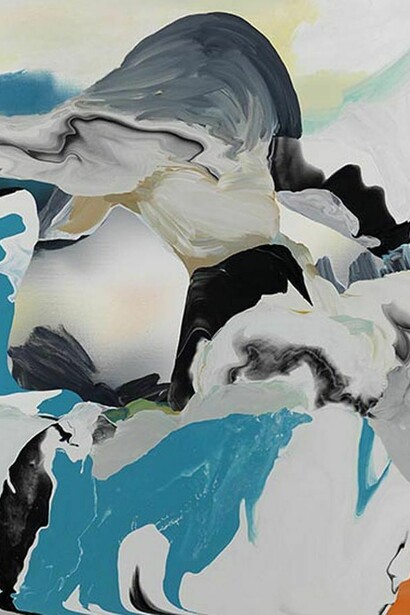 Rezi van Lankveld, Seascape, Up, Far and Behind, 2013, Oil on canvas, 105 x 90 cm