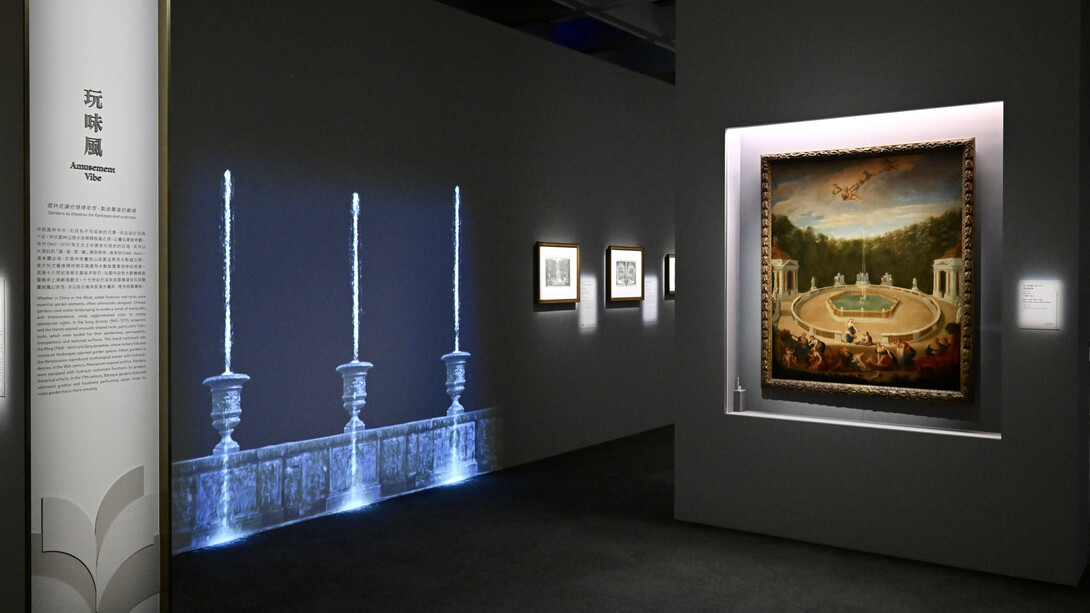 Blooming: the art of gardens in east and west, exhibition view. Courtesy of Hong Kong Museum of Art