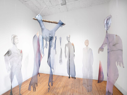 Gala Berger, Los premios, vista de exhibición. Cortesía de Galería Nora Fisch