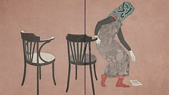 Rezvan Sadeghzadeh, 'Untitled', 2013, Acrylic on Canvas, 120 x 240 cm.