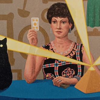 Aldo Damioli, Madame Sosostris (dettaglio). Cortesia di Galleria Vik Milano