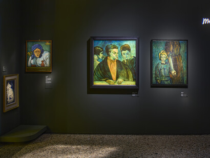 Francis Picabia, Aprire le porte della notte, exhibition view. Courtesy of Palazzo Reale