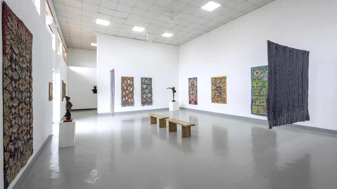 Sanaa Gateja, They too are the Earth, exhibition view. Courtesy of Afriart Gallery