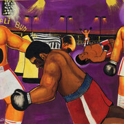 Moke, untitled, undated, Oil on canvas, 88 x 166 cm, Private Collection © Moke
