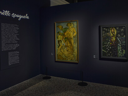 Francis Picabia, Aprire le porte della notte, exhibition view. Courtesy of Palazzo Reale