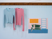 Dominique Gonzalez-Foerster, euqinimod & costumes, 2014, Mixed media installation, 15 ft x 40 ft 3 inches x 15 ft