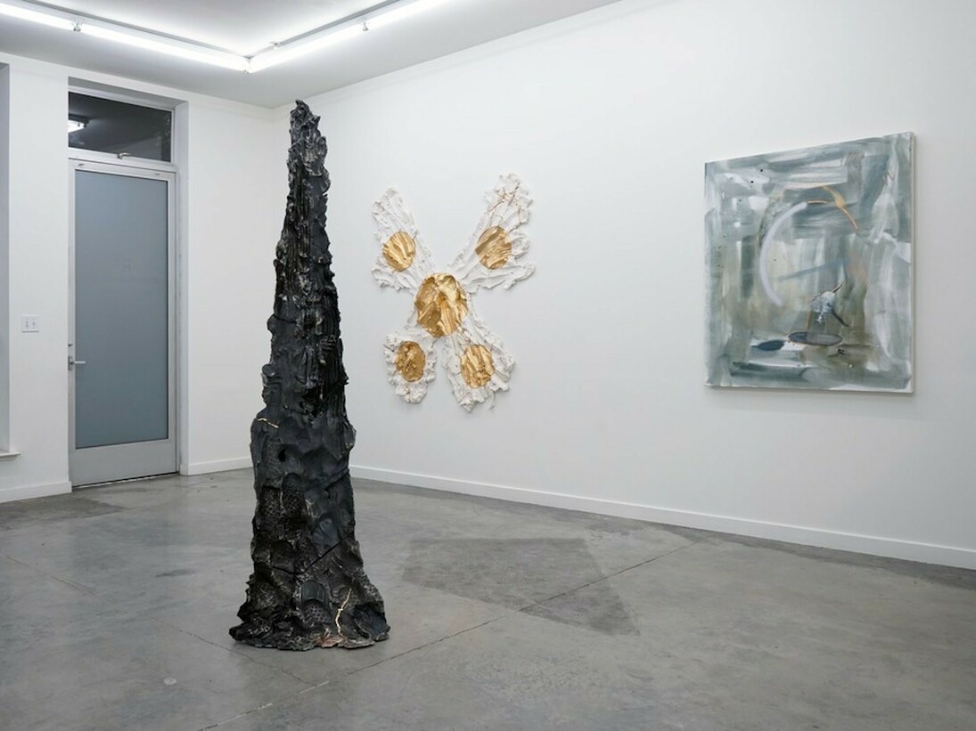 Rosy Keyser & Brie Ruais, Exhibition view. Courtesy of Romer Young Gallery