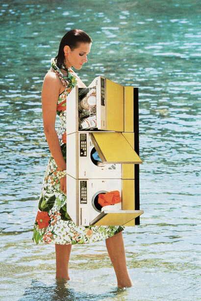 Linder, Infant’s Door, 2015, photomontage, 27.5 x 21.5 cm, 10 7/8 x 8 1/2 ins. © Linder. Courtesy the artist & Modern Art, London.