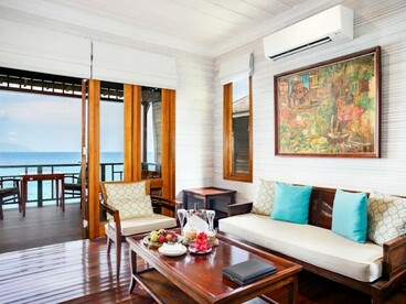 Hilton Seychelles Northolme Resort & Spa overlooking Mahé, Seychelles