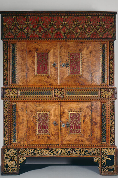 Zweigeschossiger shrank, Südtirol, E. 15. Mit freundlicher genehmigung des Germanischen Nationalmuseums