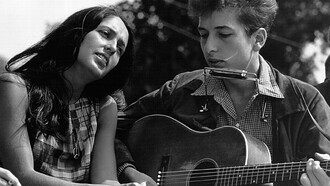 Joan Baez and Bob Dylan in 1963