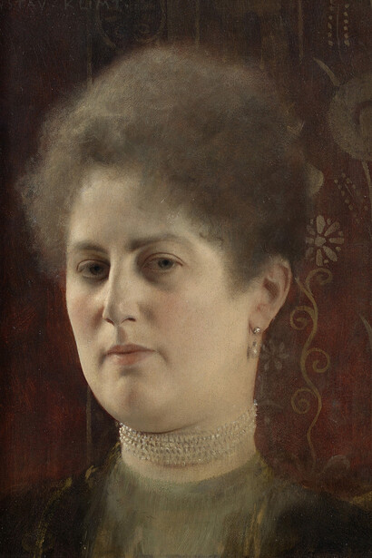 Gustav Klimt, Bildnis einer unbekannten Frau (Frau Heymann?), ca. 1894 © Wien Museum/Birgit u. Peter Kainz