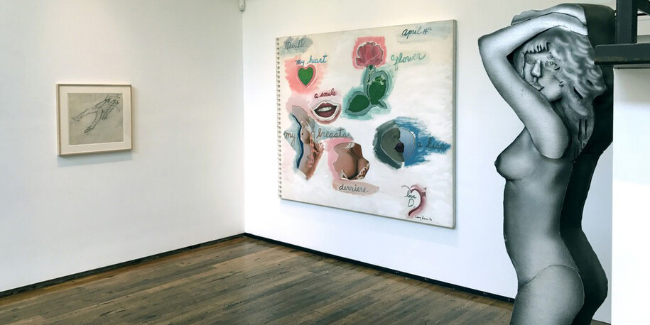 Larry Rivers, Exhibition view. Courtesy of Tibor de Nagy Gallery