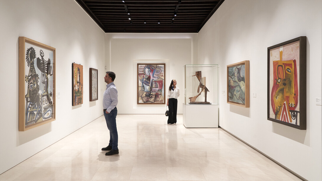 Pablo Picasso: structures of invention. The unity of a life’s work, exhibition view. Courtesy of Museo Picasso Málaga