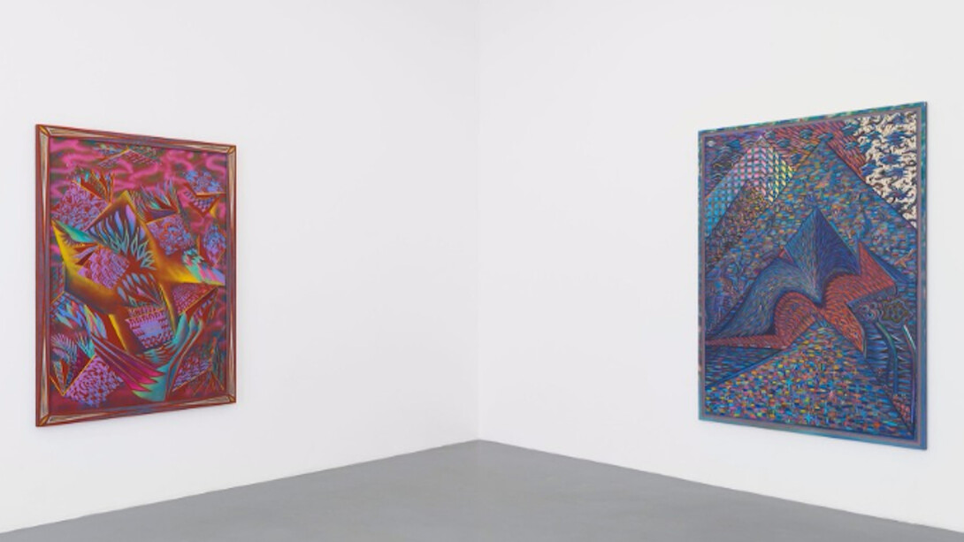 Zach Harris, Exhibition view. Courtesy of Perrotin Paris