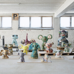 Jasmin Anoschkin, Supercharged Lollipop Valley, 2023, photo by Chikako Harada. Courtesy of HB381 New York