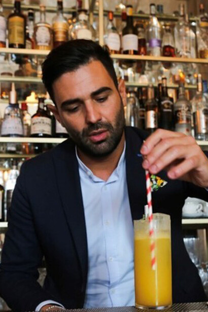Lodovico Calabria, barman di Al Malò