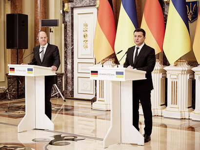 The visit of German Federal Chancellor Olaf Scholz to Ukrainian President Volodymyr Zelenskyy in Kyiv marked a significant diplomatic gesture, strengthening the ties between Germany and Ukraine