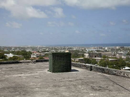 View towards the shore from the roof of the National Assembly Building