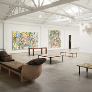 California poppies, exhibition view. Courtesy of Carpenters Workshop