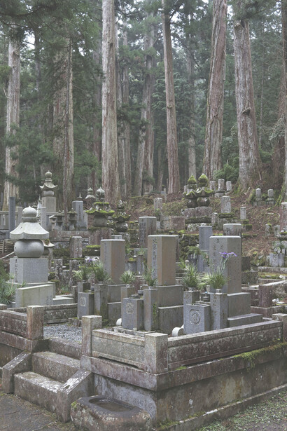 Cementerio Okunoin, Wakayama, Japón. El objetivo común entre las diversas prácticas de duelo es honrar a los fallecidos y encontrar una manera de continuar viviendo sin ellos