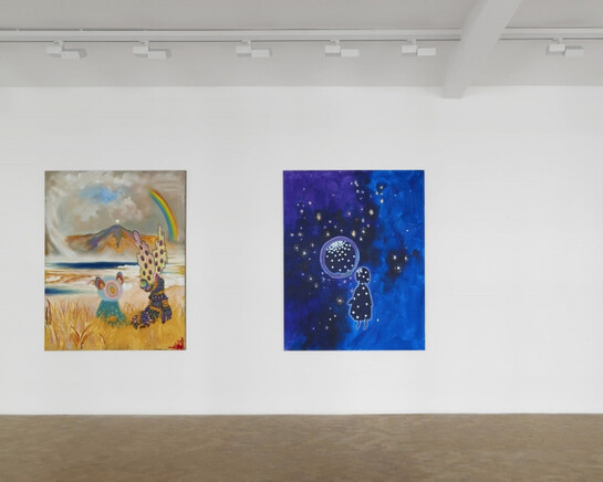 Uwe Henneken, Exhibition view. Courtesy of Pippy Houldsworth Gallery