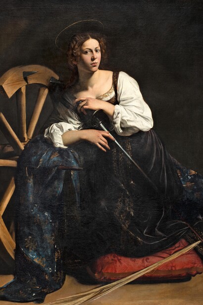 Caravaggio, Santa Caterina di Alessandria, 1598-1599 c.a. Courtesy of the Palazzo Barberini