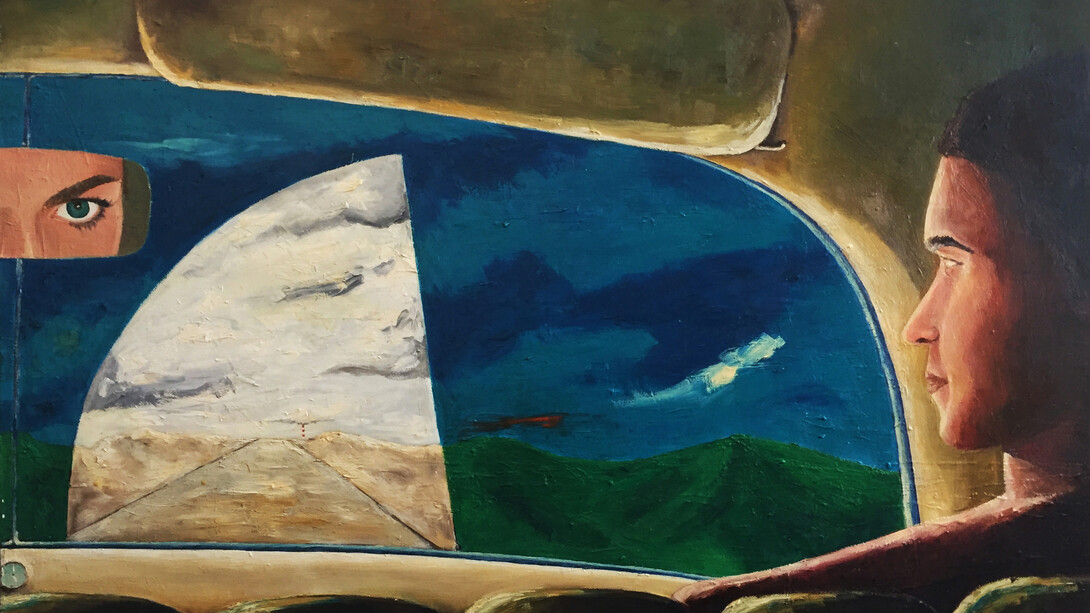 Obra de la serie «Zapping Birthday to You», de Rodrigo Gonçalves B.