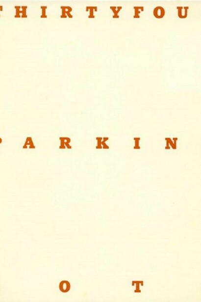 Ed Ruscha, Thirtyfour Parking Lots Cover 1967, © Ed Ruscha. Courtesy Gagosian Gallery