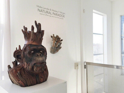 Malia Landis & Wesley T. Wright. Courtesy of Transmission Gallery