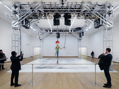 Jordan Wolfson, Exhibition view. Courtesy of Stedelijk