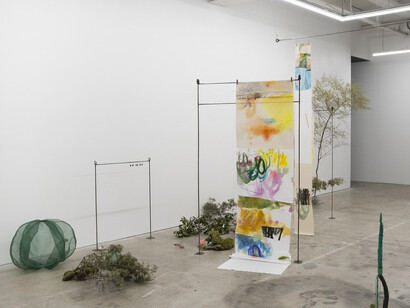 Sena Park, I touch the surface, we draw wild beauty, exhibition view. Courtesy of Enjoy Contemporary Art Space