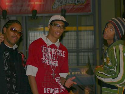 Hip hop boys showcase their style in this striking streetwear ensemble, reflecting the vibrant and diverse fashion trends within the hip hop community