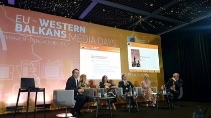 La conferencia «EU-Western Balkans Media Days» se celebró en Skopje