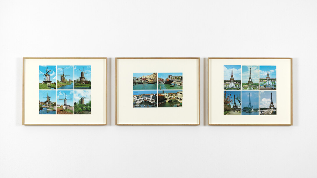 J.Schmid, Archiv (1986–1999), #648, #678, #713, immagini trovate montate su cartone, cm. 40 x 50 cad., courtesy P420