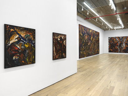 Nabil Kanso, The Tomorrows, exhibition view. Courtesy of Martos Gallery