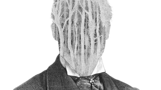 Dan HIllier Ghost - screen print 76cm x 112cm & 56cm x 76cm. Courtesy of Saatchi Gallery